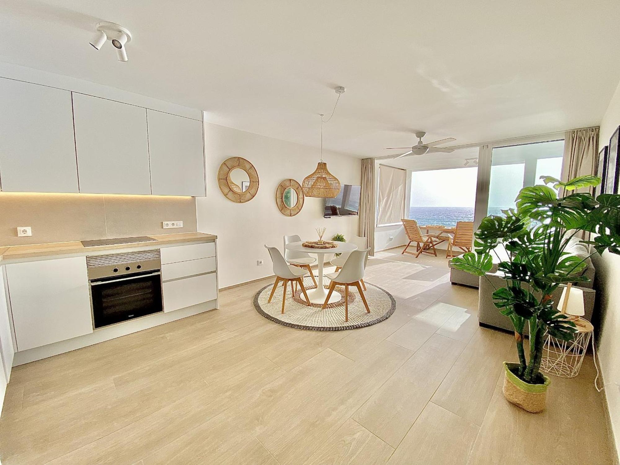Beautiful Sea View Apartment Callao Salvaje Luaran gambar