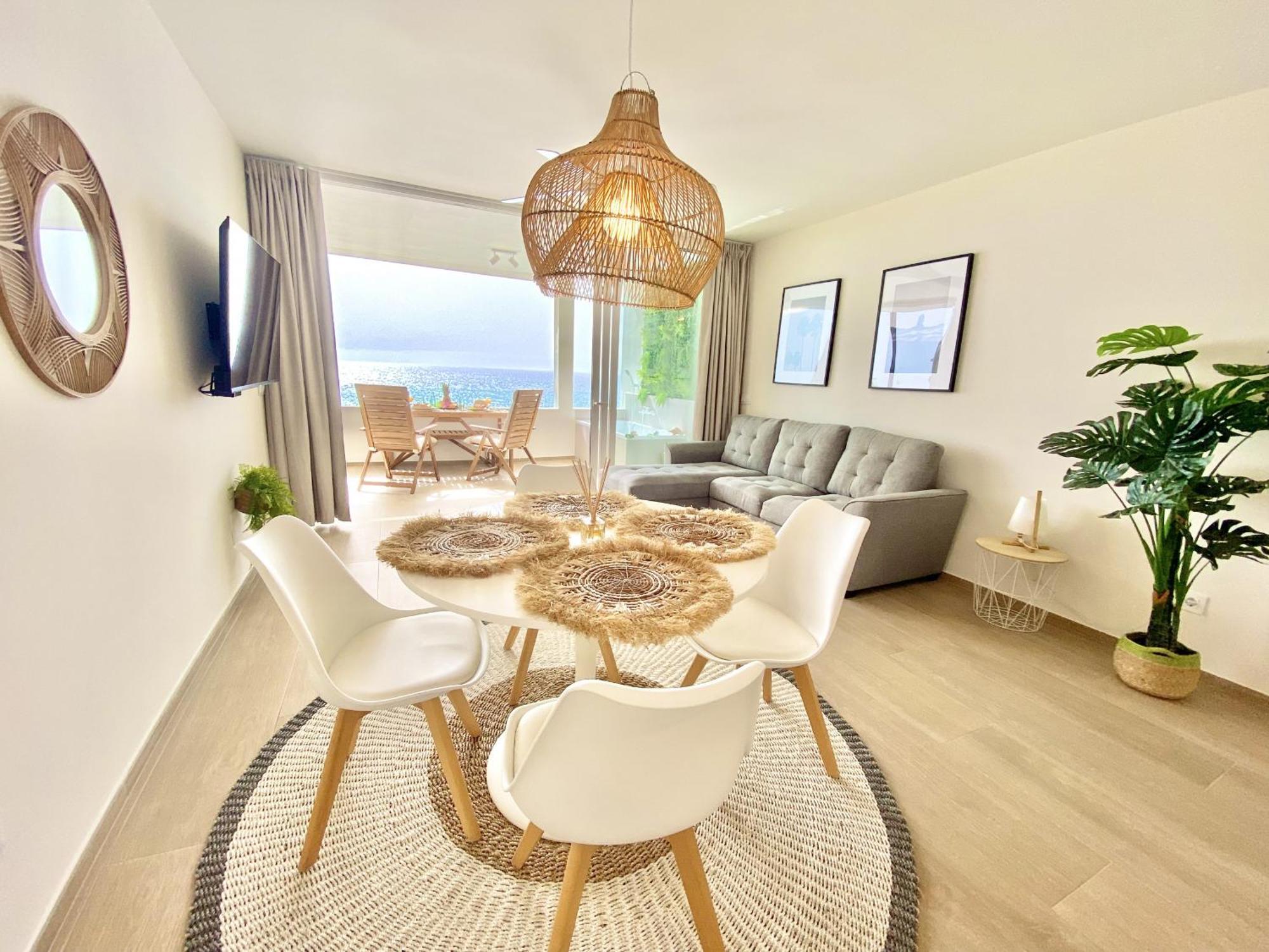 Beautiful Sea View Apartment Callao Salvaje Luaran gambar