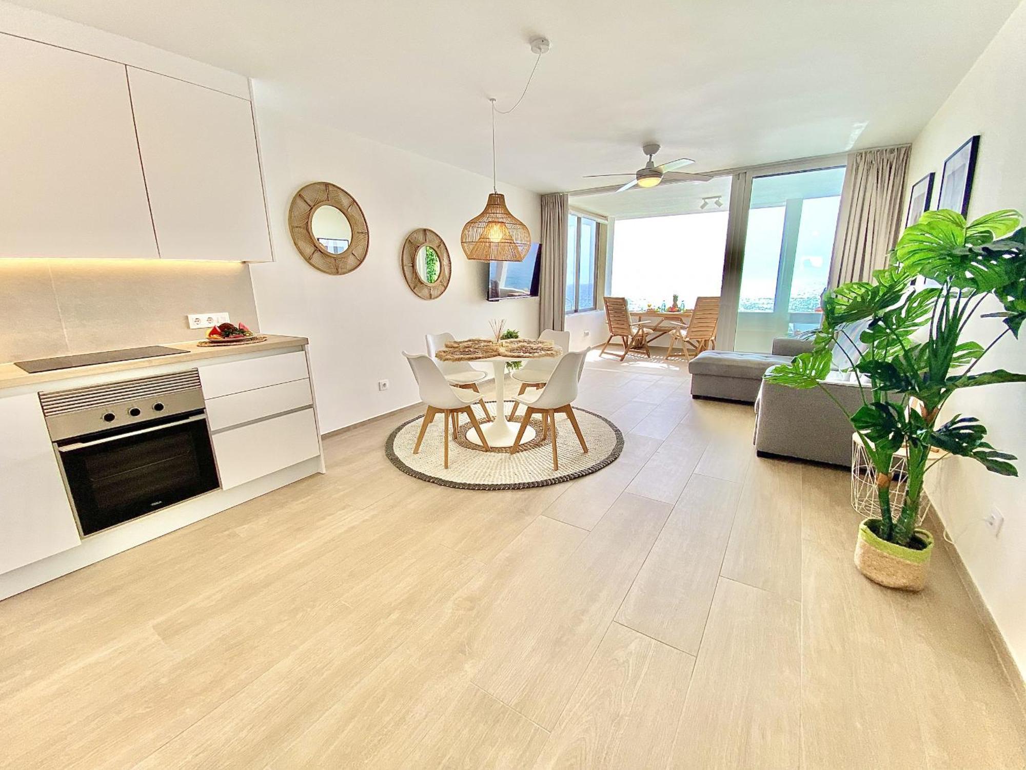 Beautiful Sea View Apartment Callao Salvaje Luaran gambar